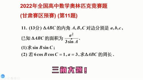 高中数学竞赛视频,高中数学竞赛视频精华解析与策略指导