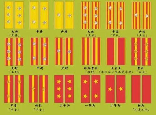 日本抗战时期军衔,揭秘日本军衔体系演变与军事力量